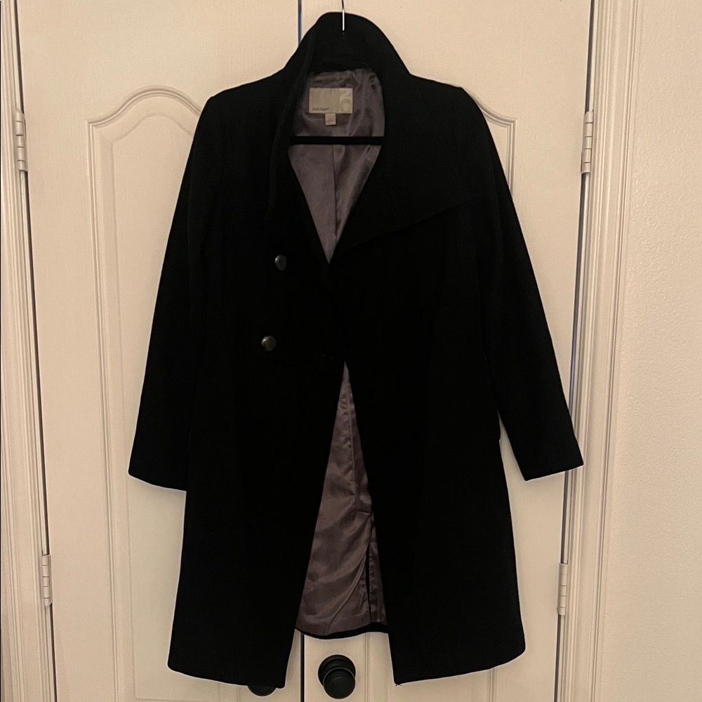 Old Navy Black Trench Coat